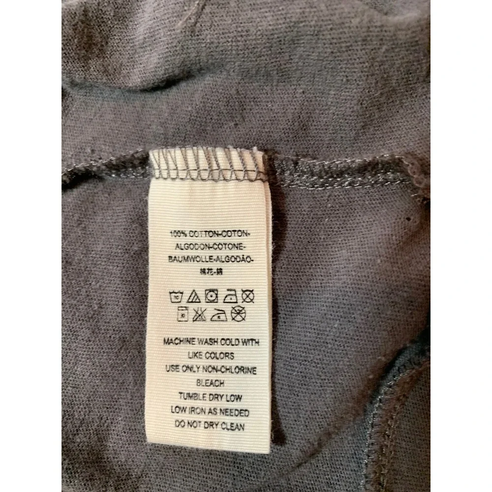 Free People We The Free Boho Cantina Ruffle Hem  Oversized Tank X-Small Brown